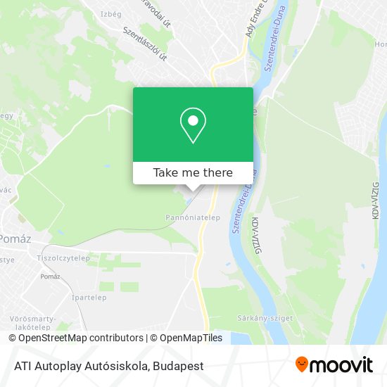 ATI Autoplay Autósiskola map