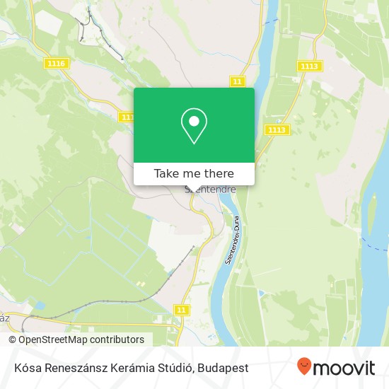 Kósa Reneszánsz Kerámia Stúdió map