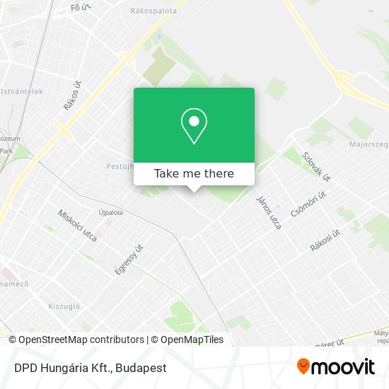 DPD Hungária Kft. map