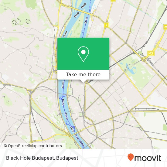 Black Hole Budapest map
