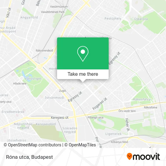 Róna utca map