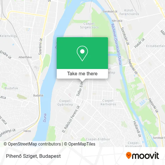 Pihenő Sziget map