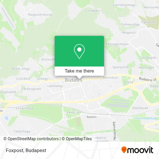 Foxpost map