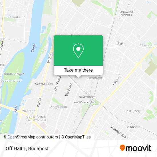 Off Hall 1 map