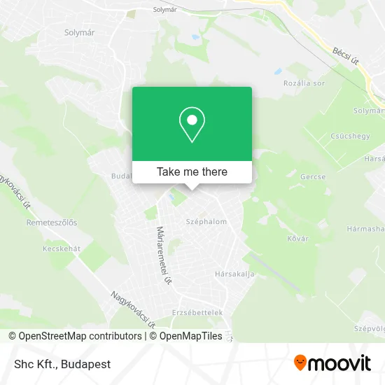 Shc Kft. map