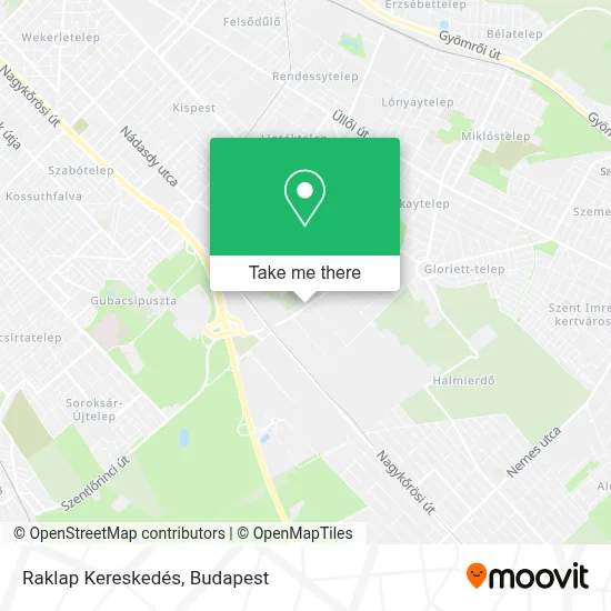 Raklap Kereskedés map