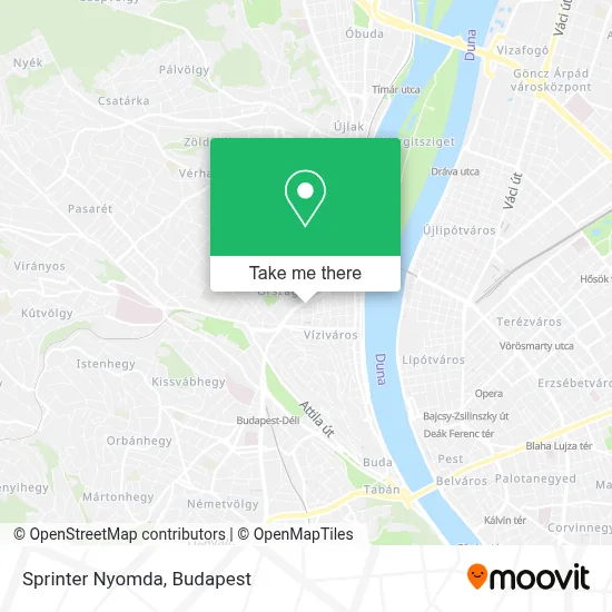 Sprinter Nyomda map