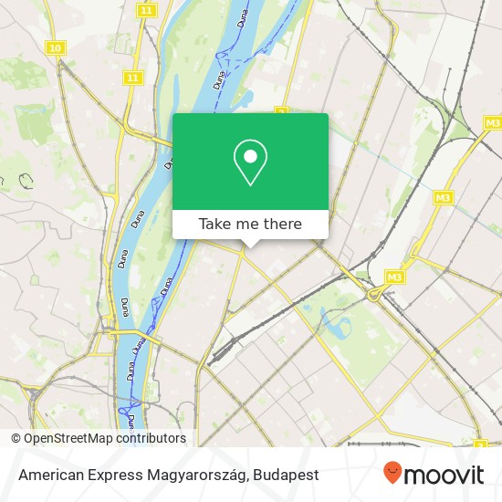 American Express Magyarország map