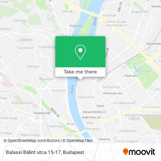 Balassi Bálint utca 15-17 map