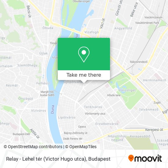 Relay - Lehel tér (Victor Hugo utca) map