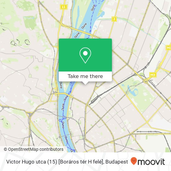 Victor Hugo utca (15) [Boráros tér H felé] map