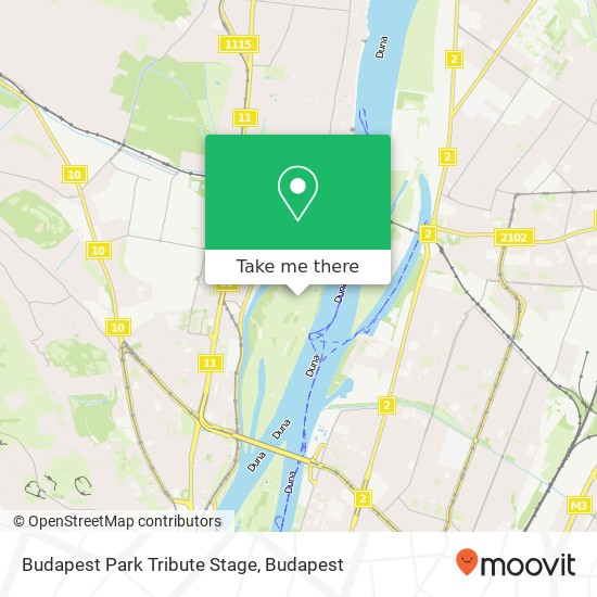 Budapest Park Tribute Stage map