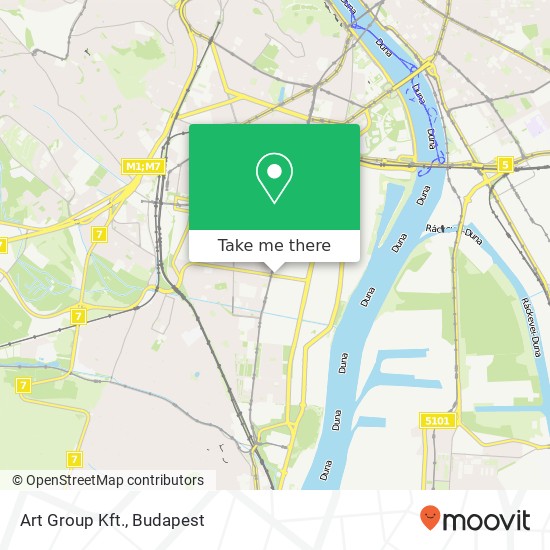 Art Group Kft. map
