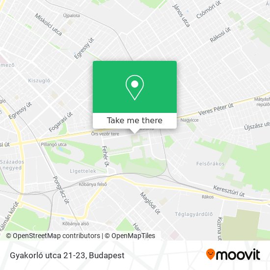 Gyakorló utca 21-23 map