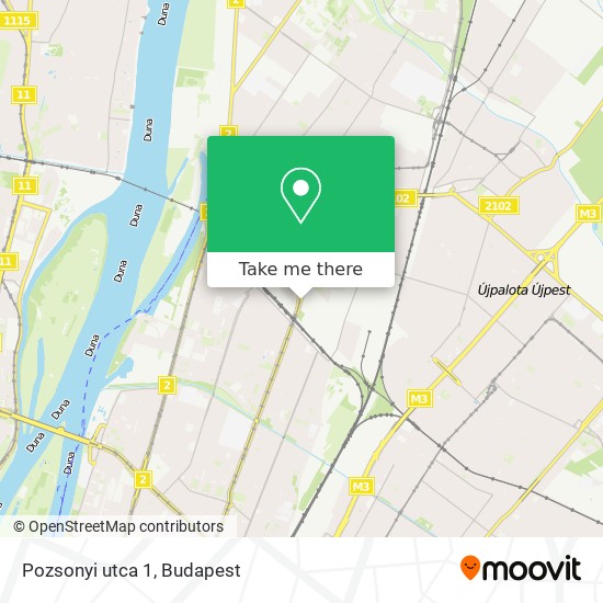 Pozsonyi utca 1 map