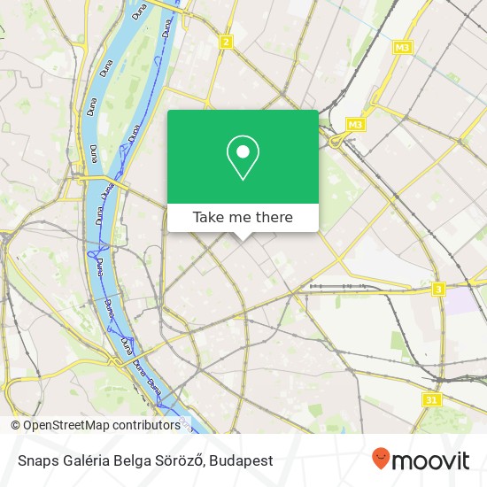 Snaps Galéria Belga Söröző map