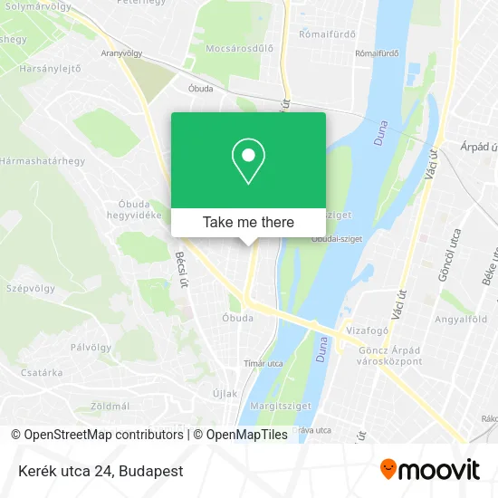 Kerék utca 24 map