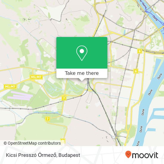 Kicsi Presszó Őrmező map