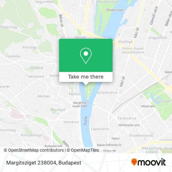 Margitsziget 238004 map