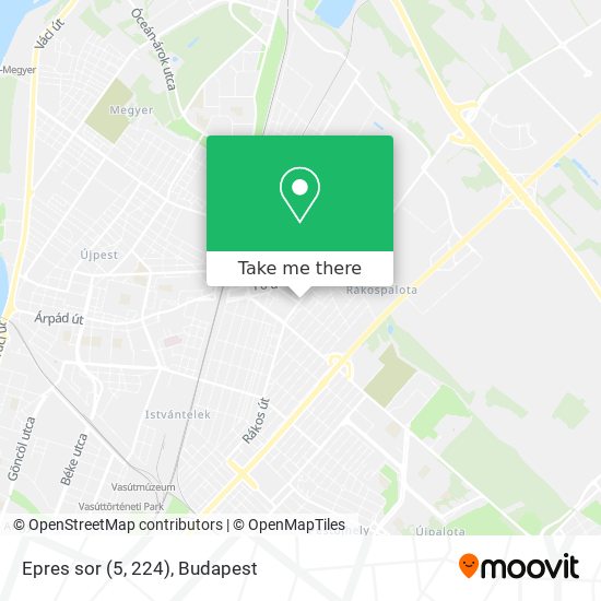Epres sor (5, 224) map