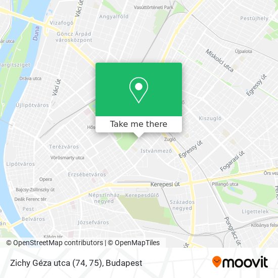 Zichy Géza utca (74, 75) map