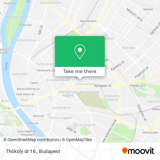 Thököly út 16. map