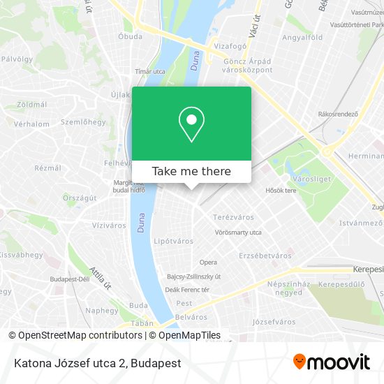 Katona József utca 2 map