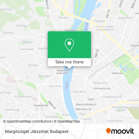 Margitsziget Játszótér map