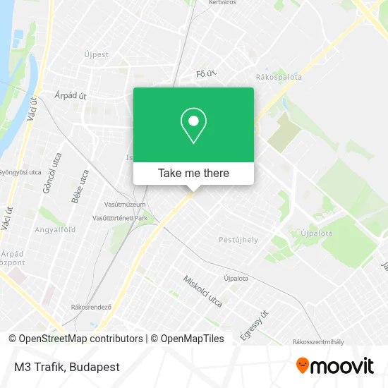 M3 Trafik map
