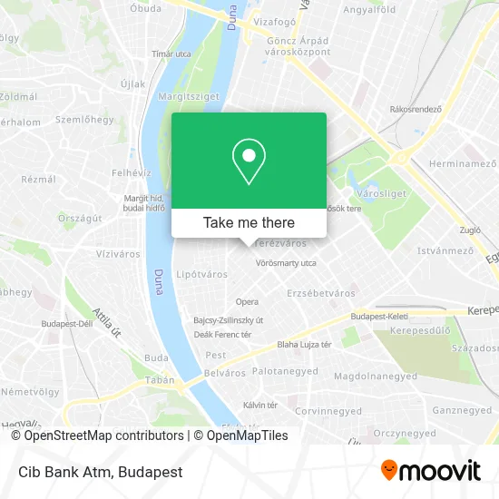 Cib Bank Atm map