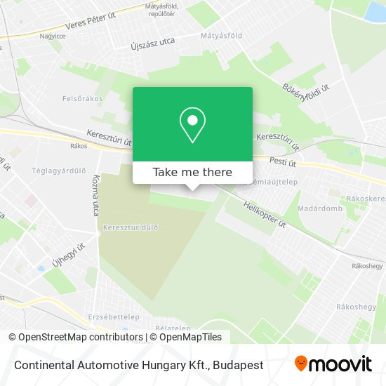 Continental Automotive Hungary Kft. map