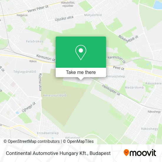 Continental Automotive Hungary Kft. map