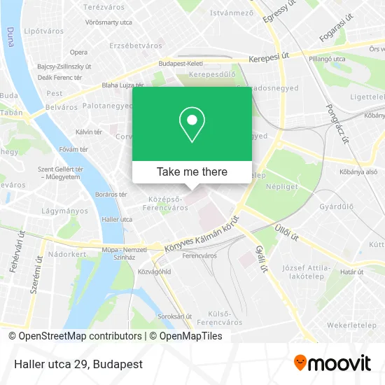 Haller utca 29 map