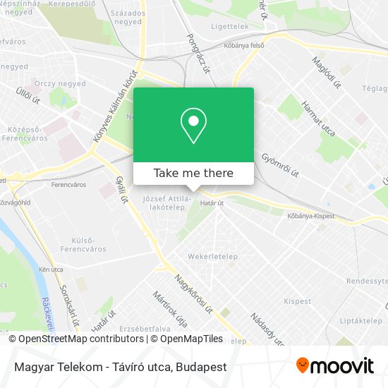 Magyar Telekom - Távíró utca map