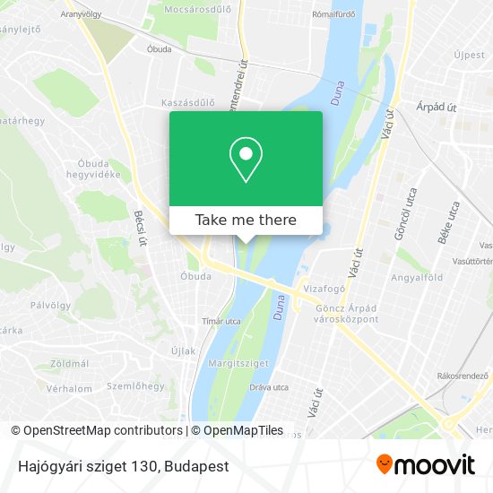 Hajógyári sziget 130 map