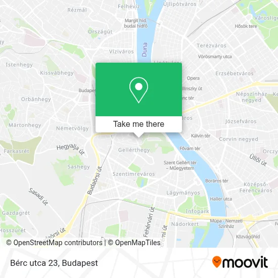 Bérc utca 23 map