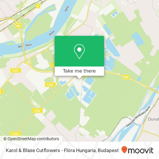 Karol & Blase Cutflowers - Flóra Hungaria map