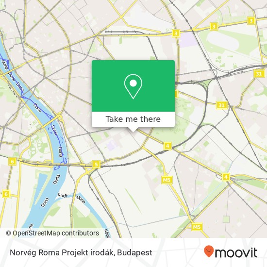 Norvég Roma Projekt irodák map