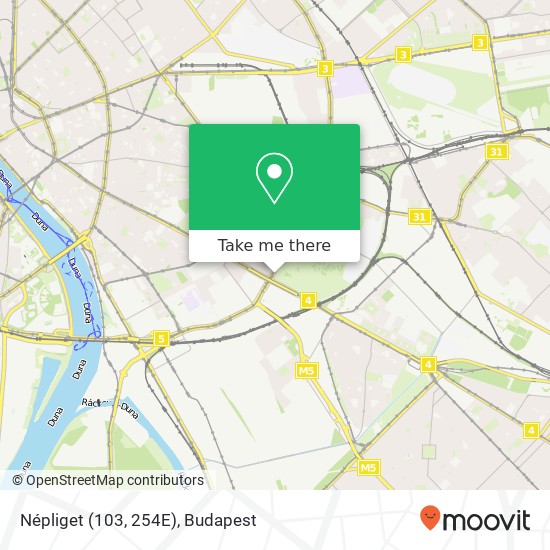 Népliget (103, 254E) map