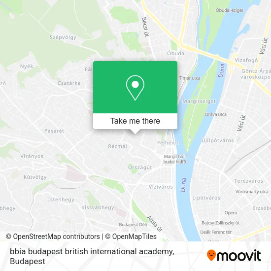 bbia budapest british international academy map