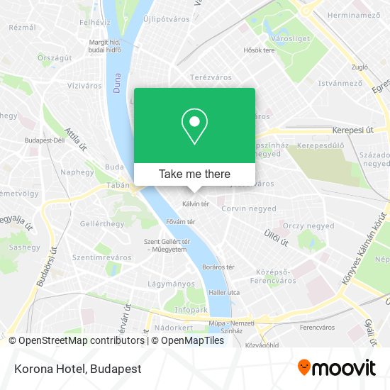 Korona Hotel map