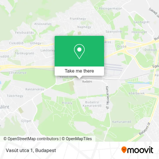 Vasút utca 1 map