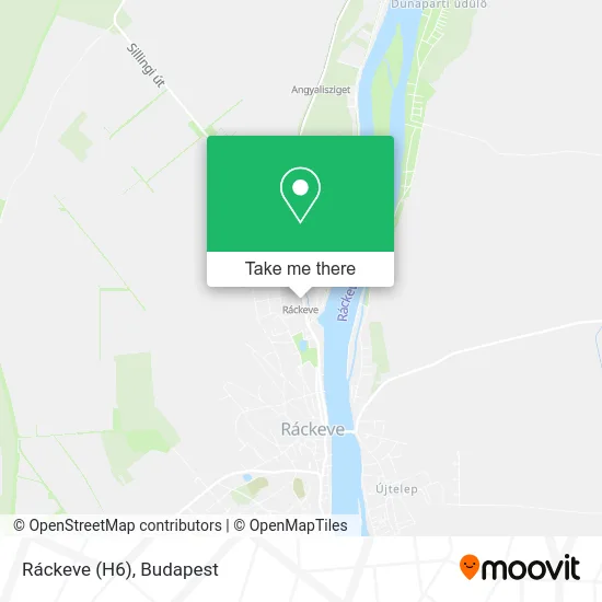 Ráckeve (H6) map