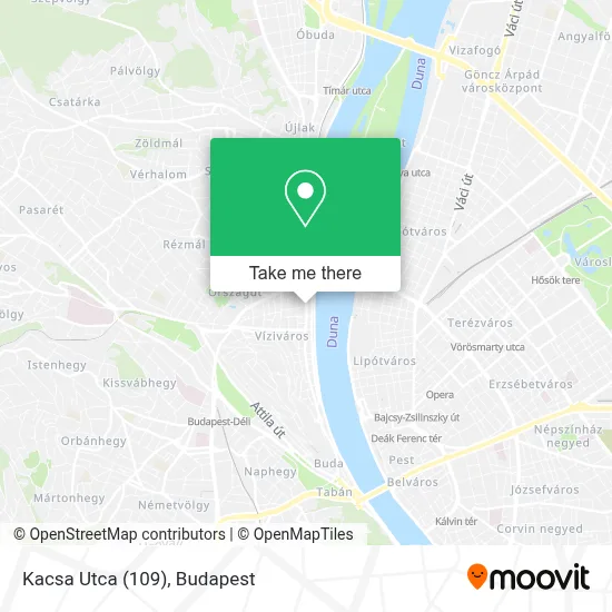 Kacsa Utca (109) map