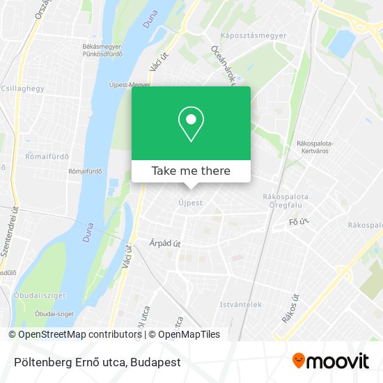 Pöltenberg Ernő utca map