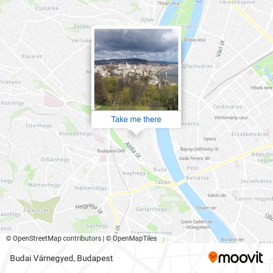 Budai Várnegyed map