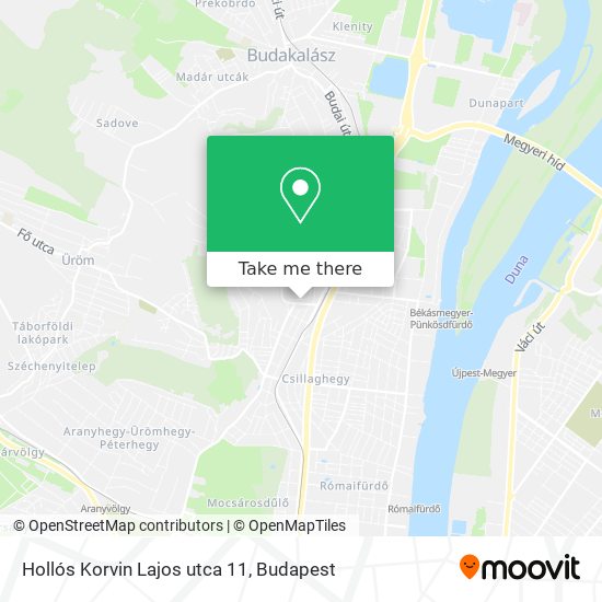 Hollós Korvin Lajos utca 11 map