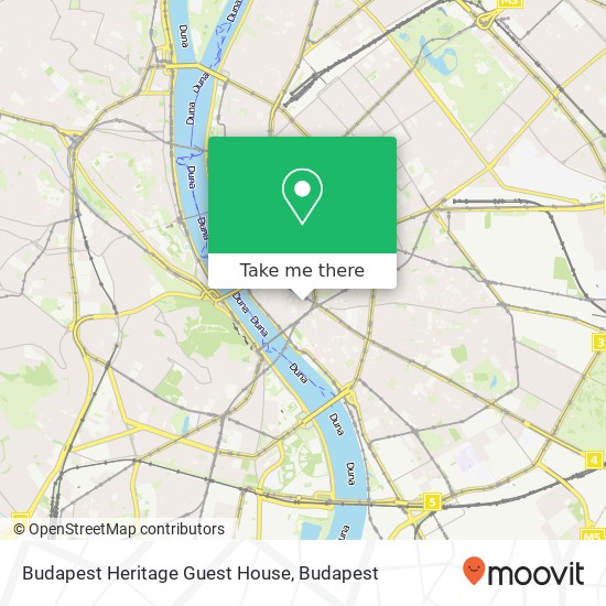 Budapest Heritage Guest House map