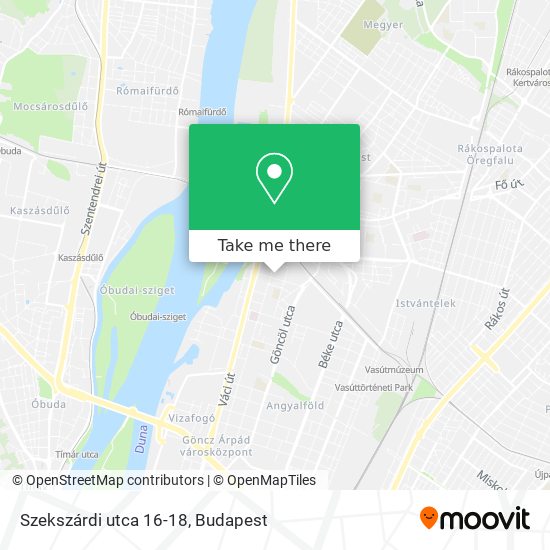 Szekszárdi utca 16-18 map