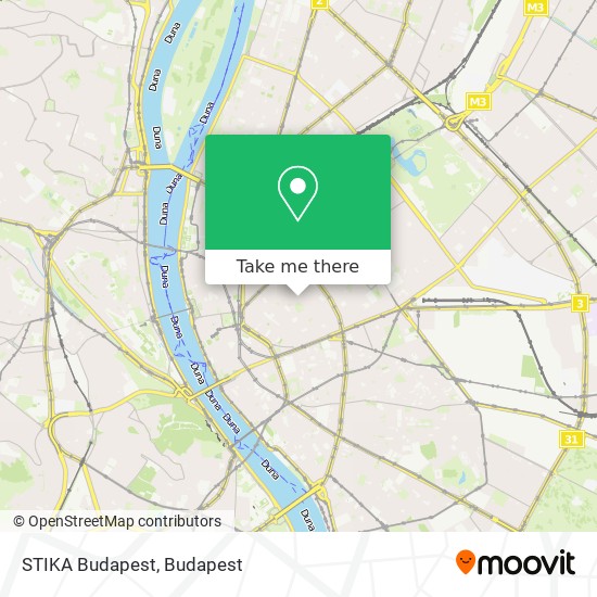 STIKA Budapest map